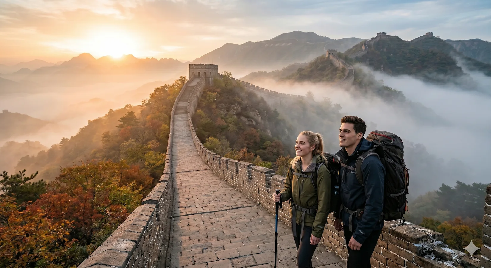 Solo traveler exploring a Chinese cityscape
