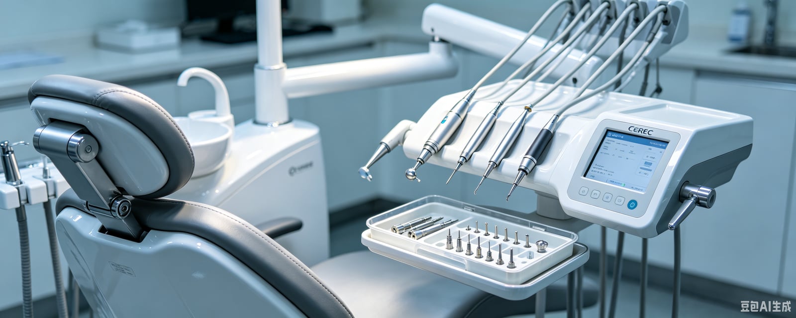Medical procedure equipment at an international hospital in China